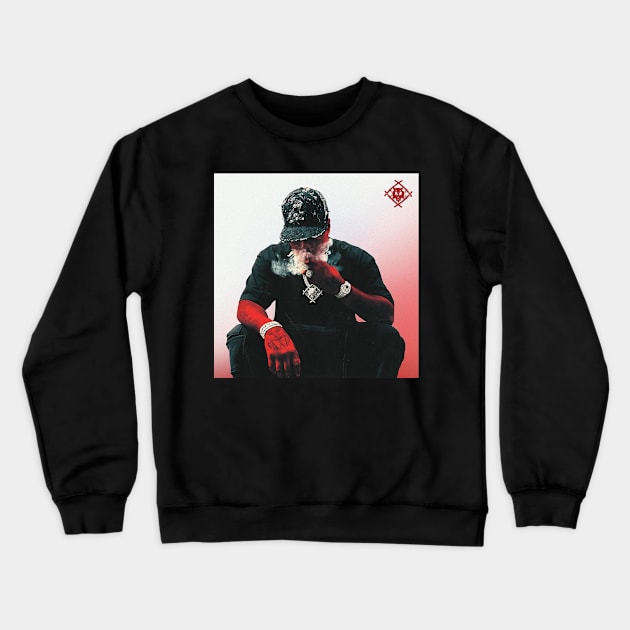 Xavier Wulf Crewneck Sweatshirt by Kardio